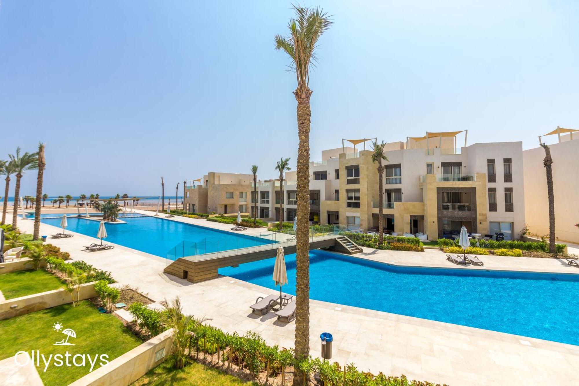 Ollystays Mangroovy Seaview 1Br Beach And Pool Free Access ฮูร์กาดา ภายนอก รูปภาพ